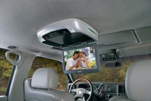 Overhead Mobile Video Screen