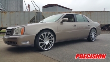 2002 Cadillac Deville 22″ Wheel Install