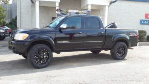 Black Toyota Tundra Fuel Wheels Nitto Tires-0