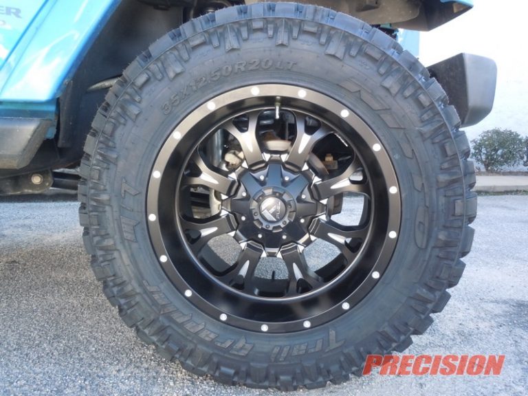 Jeep Wrangler Unlimited Wheels and Tires for Quincy Client
