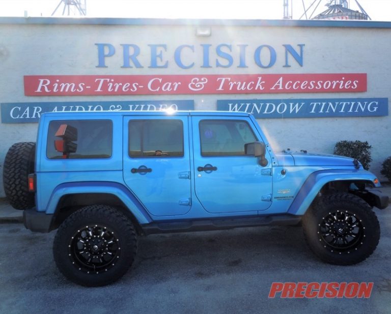 Jeep Wrangler Unlimited Wheels and Tires for Quincy Client