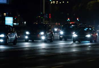 Headlights In Traffic