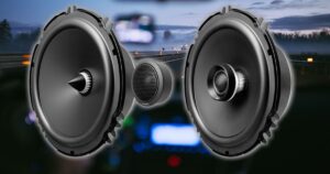 Two speakers and a tweeter